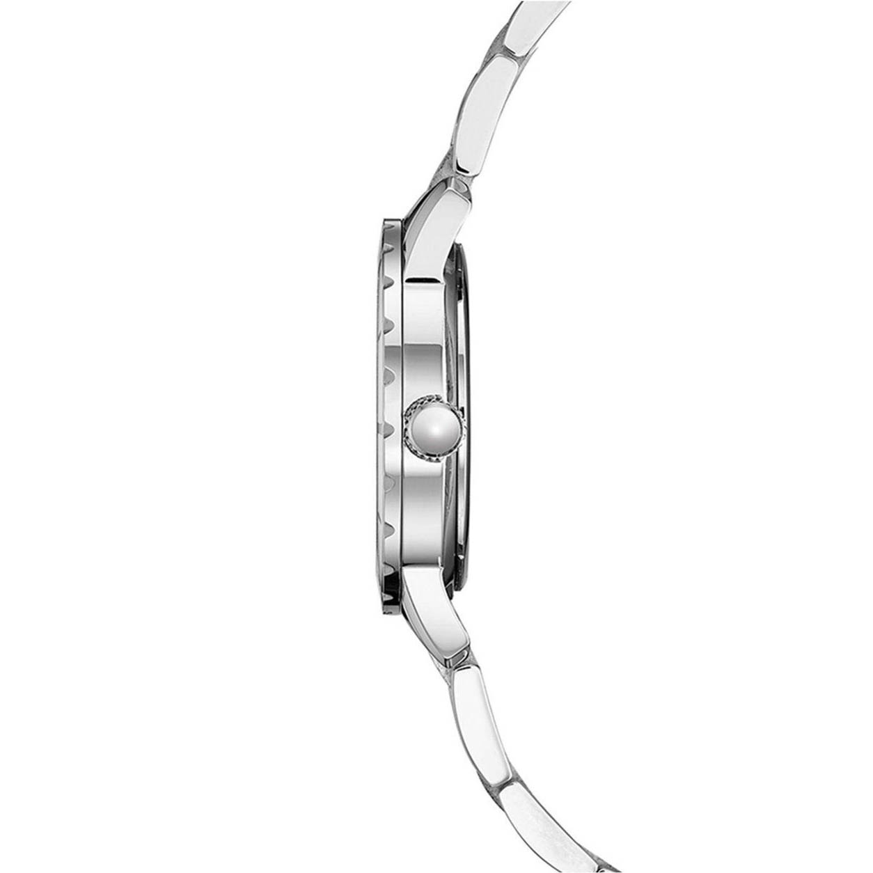 Đồng Hồ Nữ Bulova Diamond Accents Watch 96P194 Màu Bạc