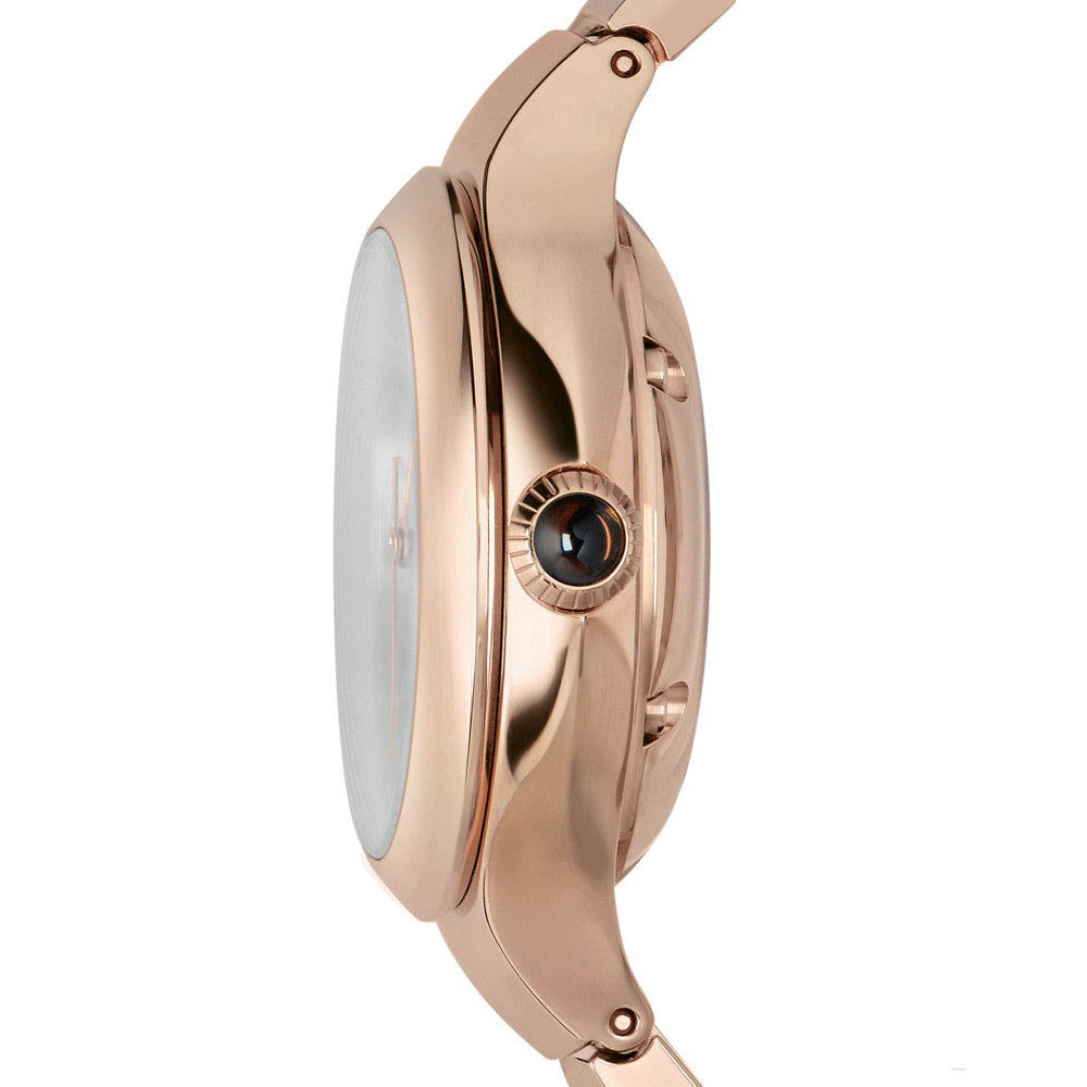 Đồng Hồ Nữ Emporio Armani Fluid Deco Automatic Diamond Mother Of Pearl Dial ARS8250 Màu Nâu