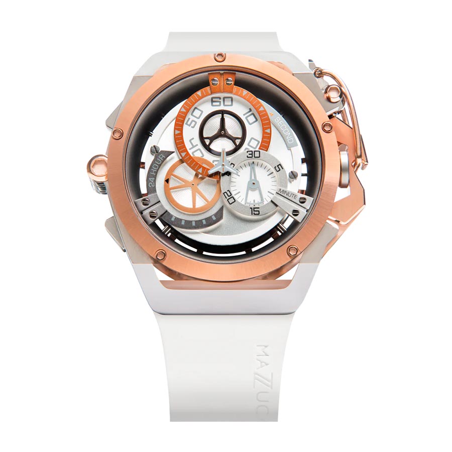 Đồng Hồ Nam Mazzucato Rim Sport Collection Chronograph Watch RIM 11-WHCG5 Màu Trắng