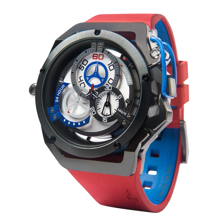 Đồng Hồ Nam Mazzucato Rim Sport Collection Chronograph Watch 07-RD7685 Màu Đỏ