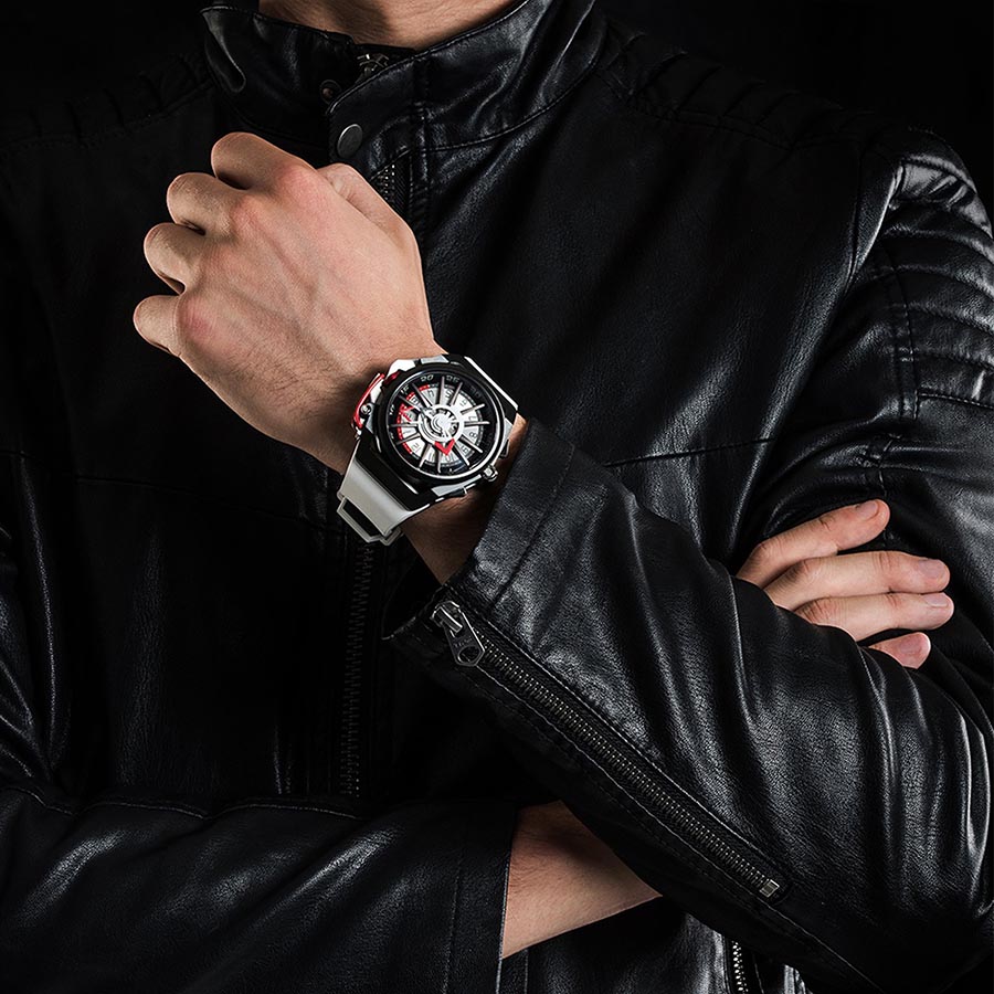 Đồng Hồ Nam Mazzucato Rim Sport Collection Chronograph Watch RIM 13-WHCG10 Màu Trắng