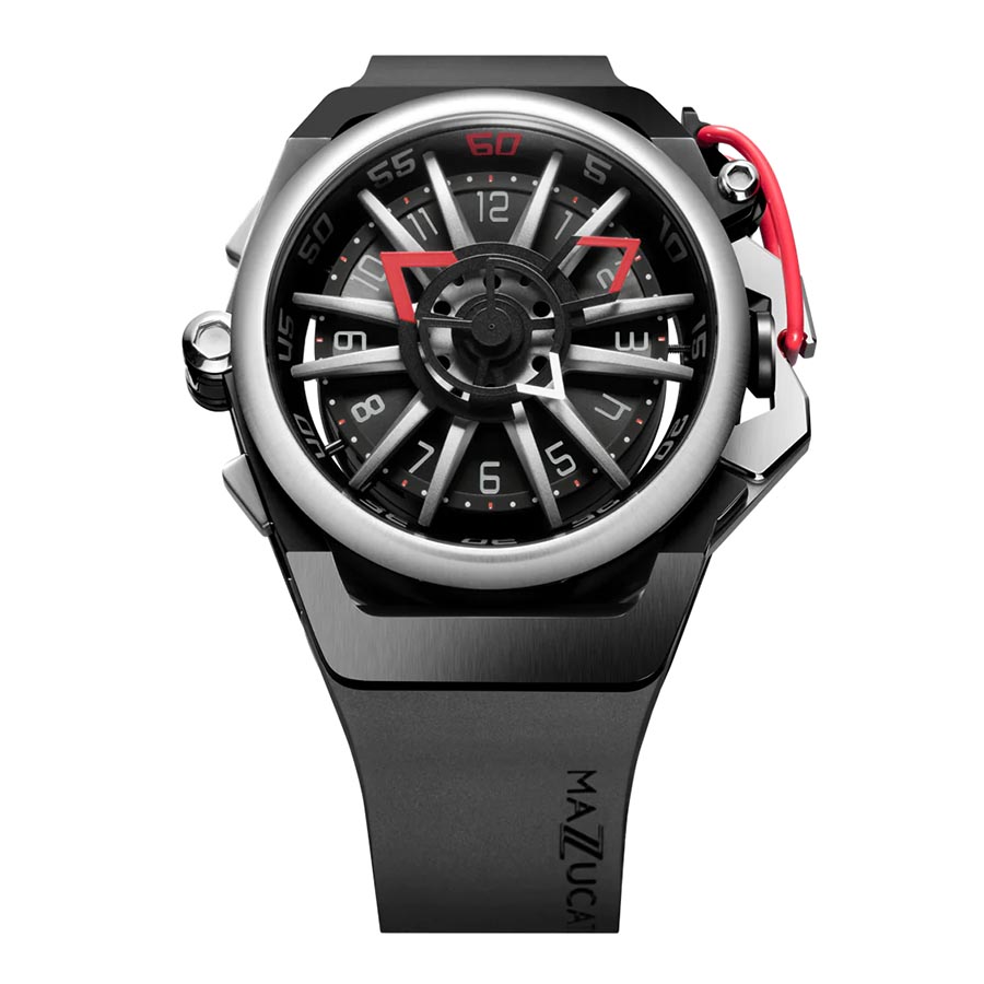 Đồng Hồ Nam Mazzucato Rim Sport Collection Chronograph Watch 46mm 01-BK186 Màu Đỏ