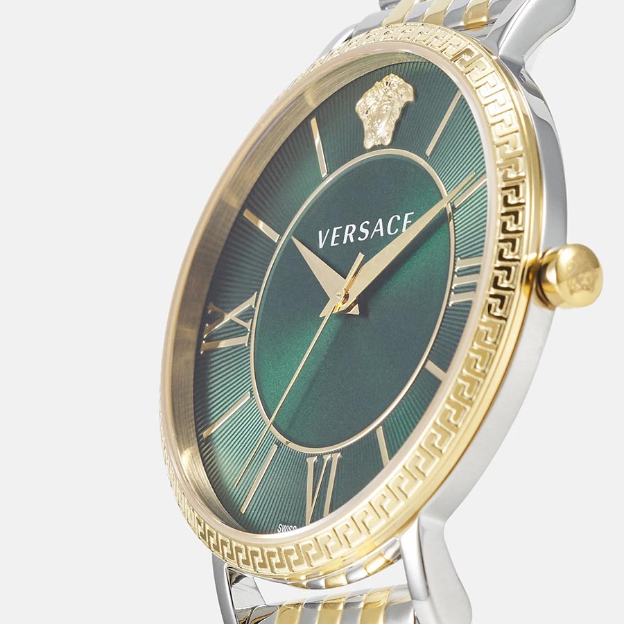 Đồng Hồ Nam Versace V-Eternal Gent Watch Màu Demi (Vàng-Bạc)