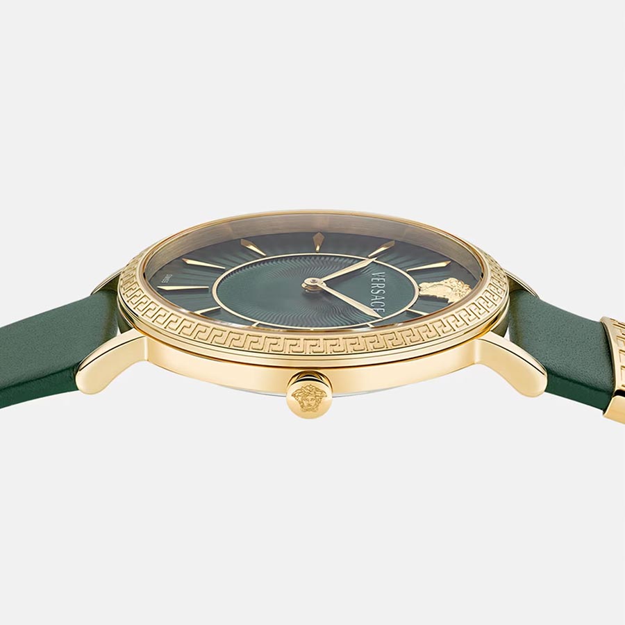 Đồng Hồ Nữ Versace V-Eternal Lady Watch New Arrival PVEJL003-P0022_PNUL Màu Xanh Green