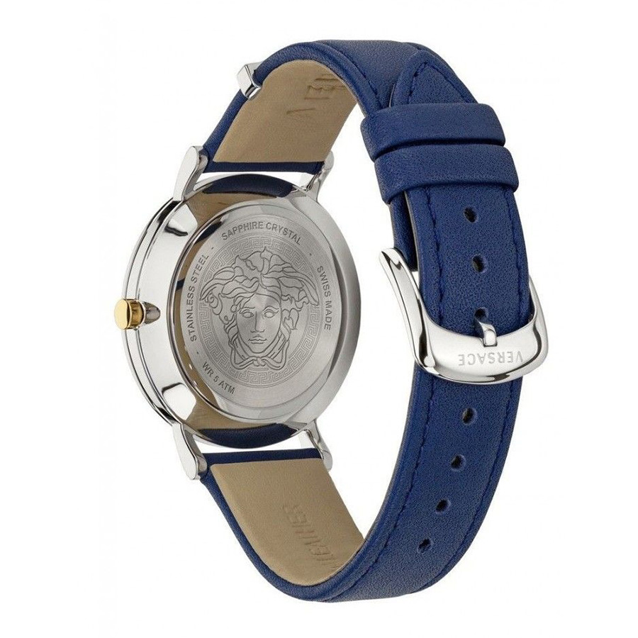 Đồng Hồ Nữ Versace V- Essential Ladies VEK400121 Màu Xanh Navy