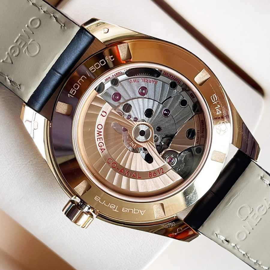 Đồng Hồ Nam Omega Seamaster Aqua Terra 150m Co-Axial Day-Date 41.5mm 18k 231.53.42.22.02.001 Màu Nâu Vàng