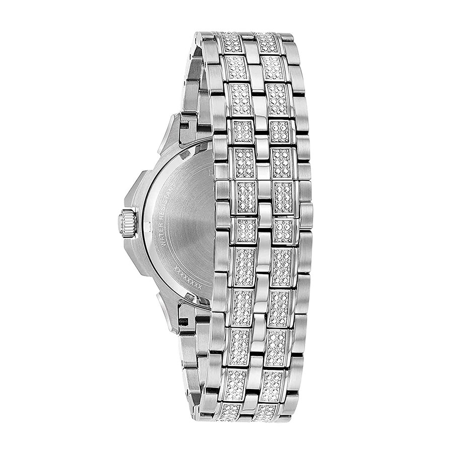 Đồng Hồ Nam Bulova Crystal Octava Chronograph 96C134 Màu Bạc