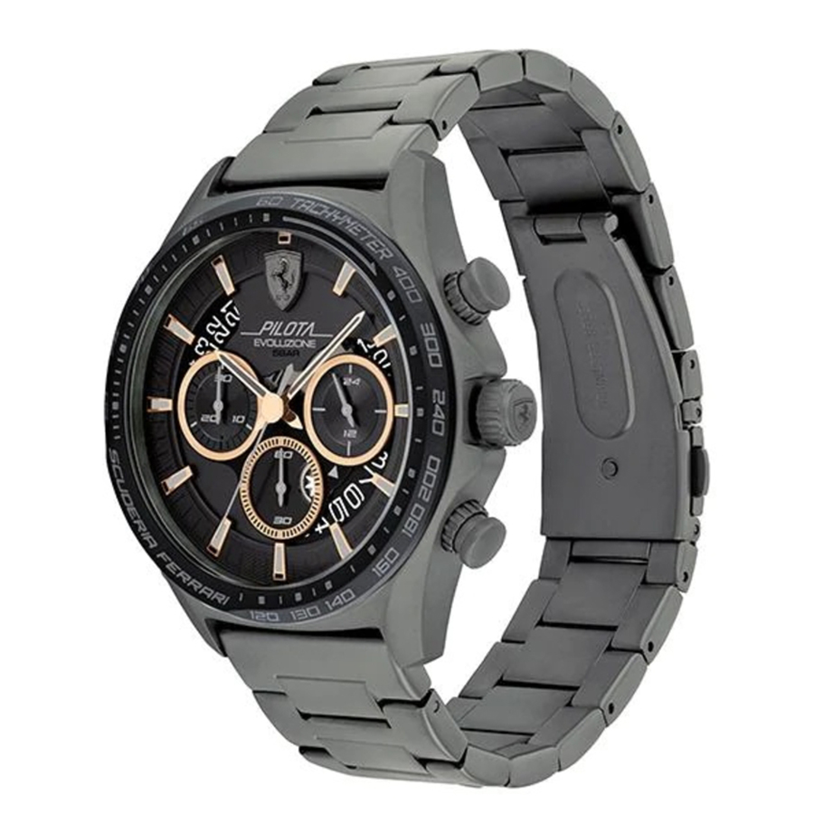 Đồng Hồ Nam Ferrari Pilota Evo 0830824 Màu Đen Xám