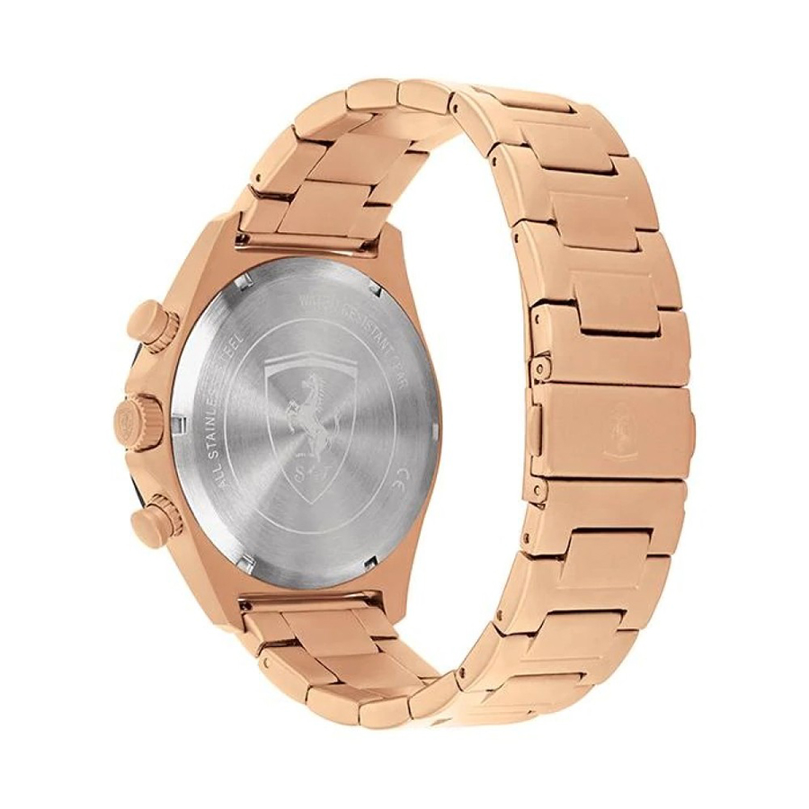 Đồng Hồ Nam Ferrari Pilota Evo 0830825 Màu Đen/Vàng Hồng