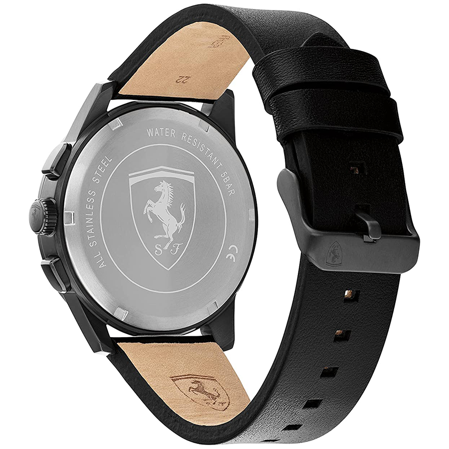 Đồng Hồ Nam Ferrari Grand Tour Analog Black Dial Men's Watch-0830829 Màu Đen