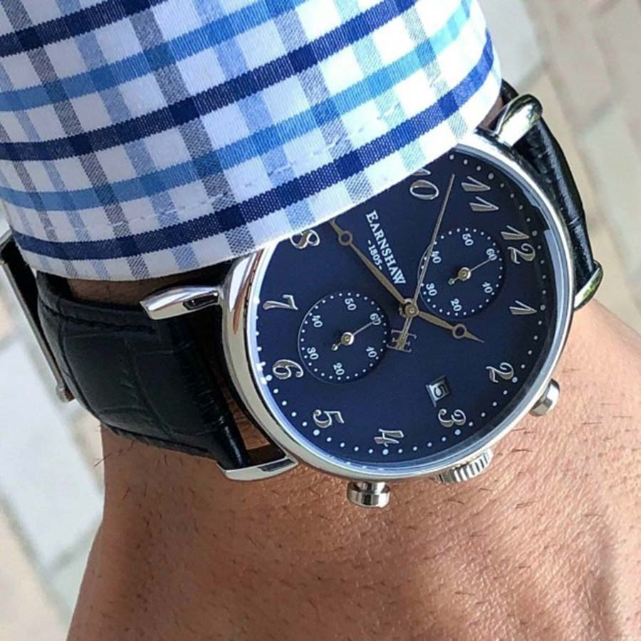 Đồng Hồ Nam Thomas Earnshaw Grand Legacy Men's Watch ES-8089-03 Màu Đen