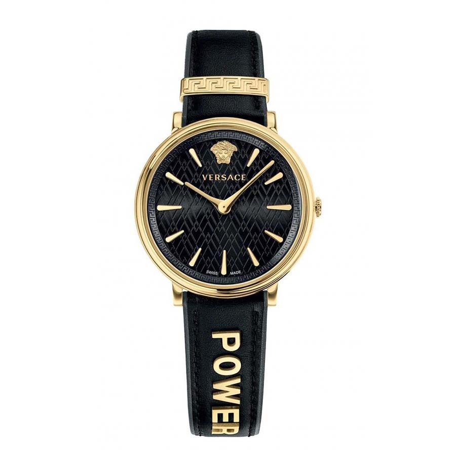 Đồng Hồ Nữ Versace V-Circle Manifesto Edition VBP040017 Màu Đen Vàng