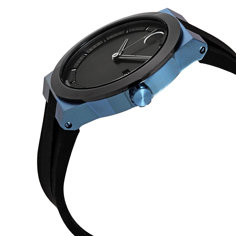 Đồng Hồ Nam Movado Bold Quartz Black Dial Black Silicone