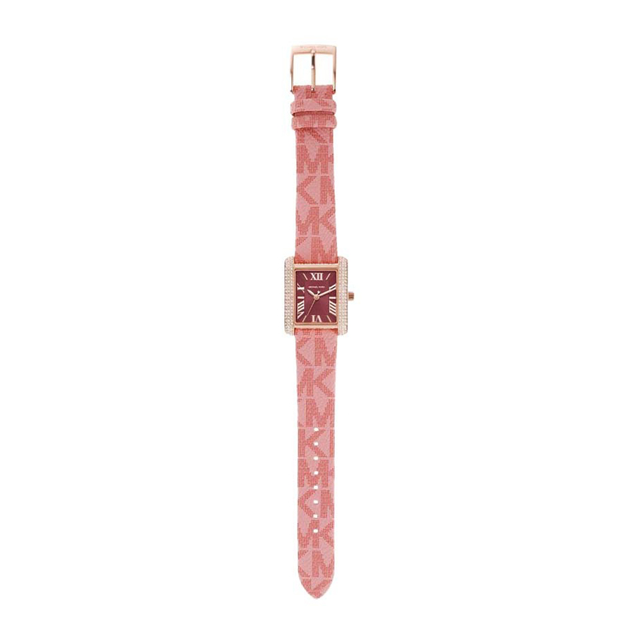 Đồng Hồ Nữ Michael Kors Emery MK2966 Màu Hồng Đỏ