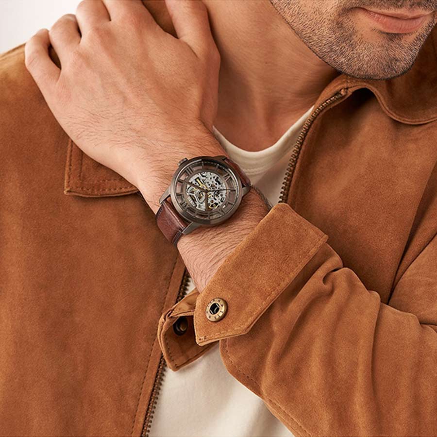 Đồng Hồ Nam Fossil Townsman ME3225 Màu Xám Nâu