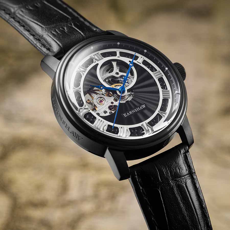 Đồng Hồ Nam Thomas Earnshaw Westminster Mechanical ES-8097-04 Màu Đen