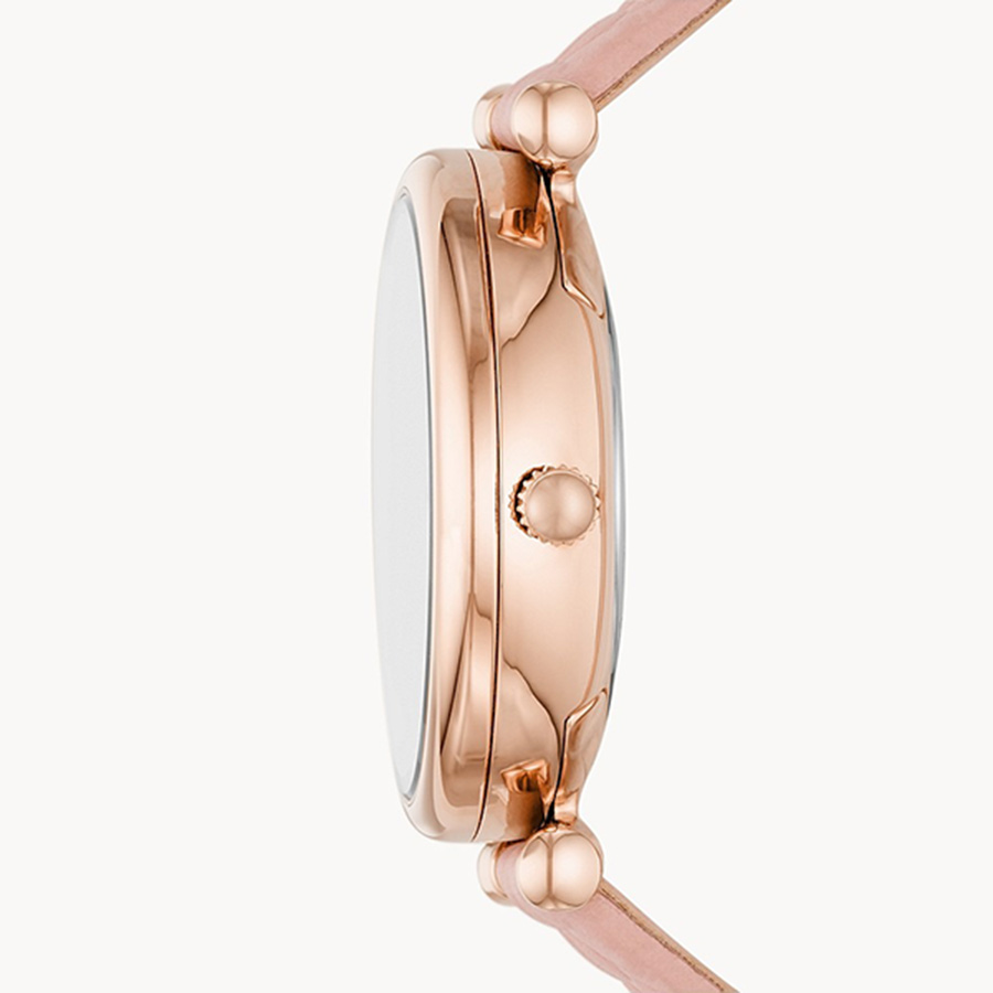 Đồng Hồ Nữ Fossil Carlie ES5269 Màu Trắng Phối Vàng Hồng