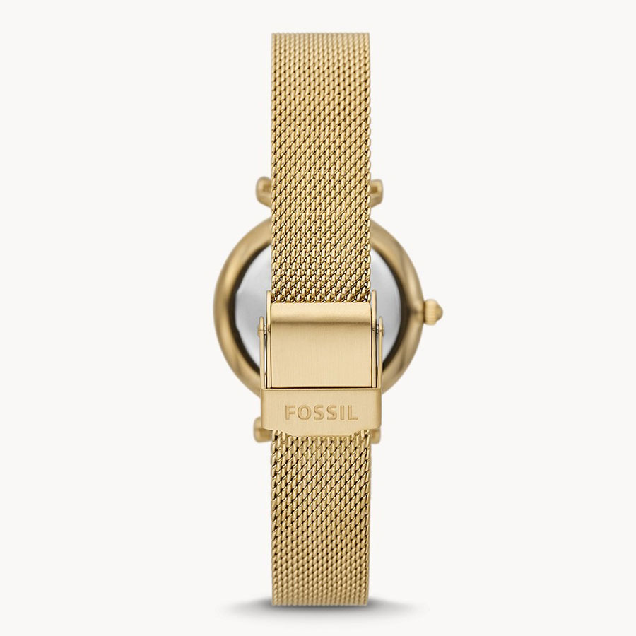 Set Đồng Hồ Nữ Fossil Carlie ES5251SET Màu Vàng Bạc