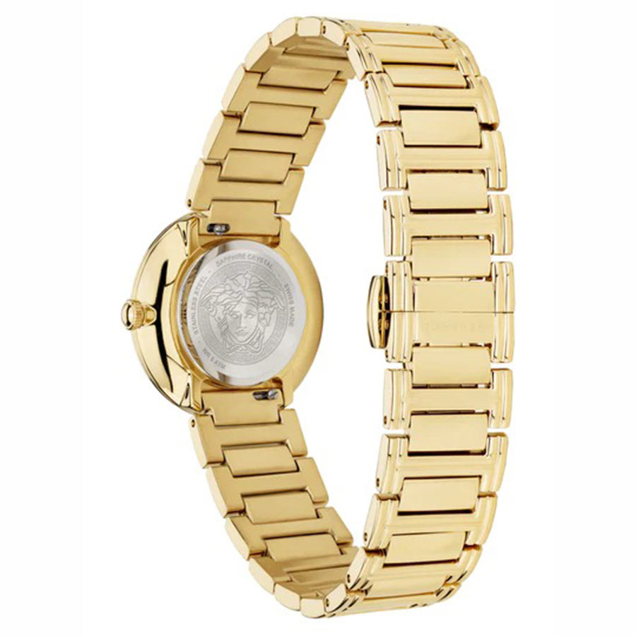 Đồng Hồ Nữ Versace VET300921 Virtus 30mm Watch Màu Vàng Đen