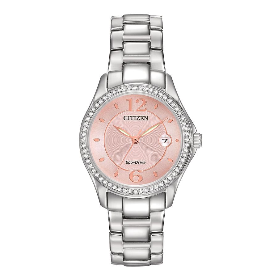 Đồng Hồ Nữ Citizen Silhouette Eco-Drive FE1140-86X Màu Bạc