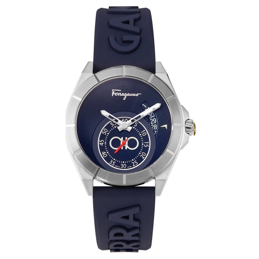 Salvatore Ferragamo◇サングラス/NVY/BLU/メンズ/SF9002（Salvatore 