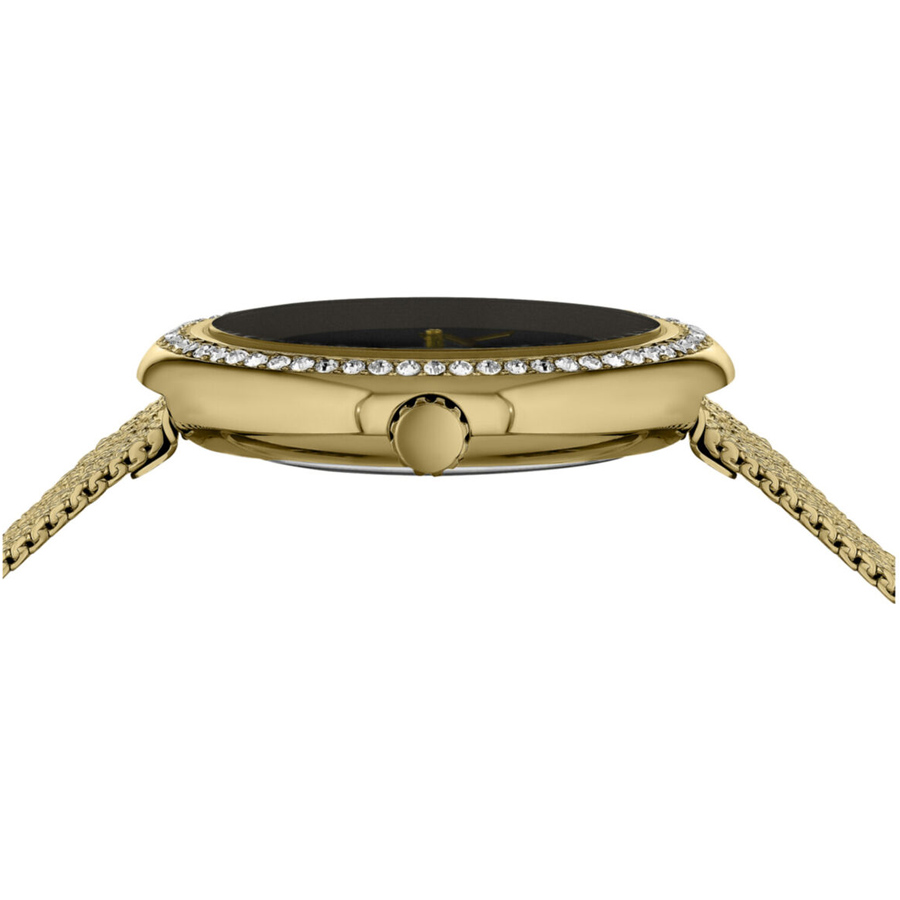Đồng Hồ Nữ Versace Versus Womens IP Yellow Gold 35 mm Lea Bracelet Watch VSPEN2121 Màu Vàng Gold