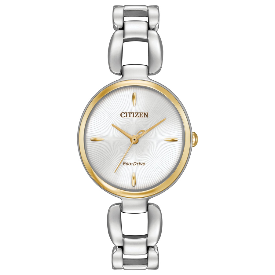 Đồng Hồ Nữ Citizen EM042453A L Ladies Watch Màu Bạc