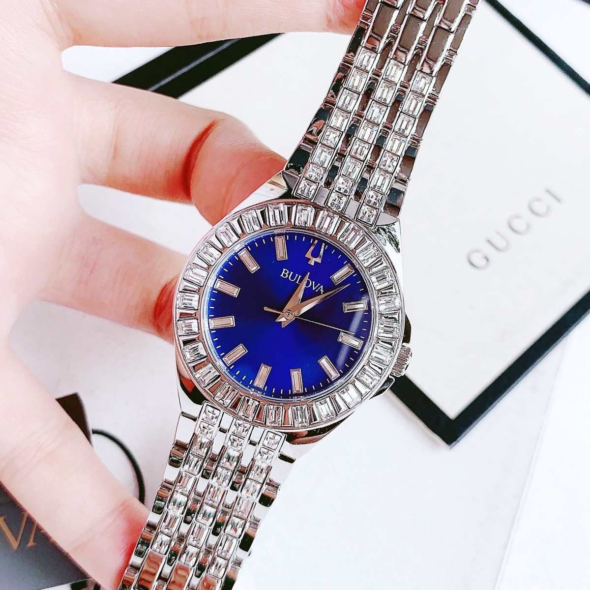 Đồng Hồ Nữ Bulova 96L290 Màu Bạc