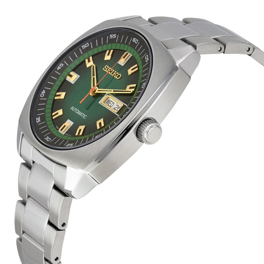 Đồng Hồ Nam Seiko Recraft Automatic Green Dial Stainless Steel Men's Watch SNKM97 Màu Xanh