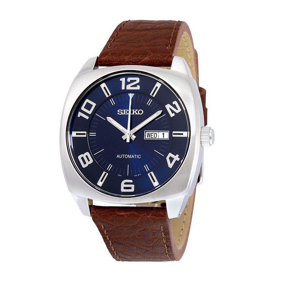 Đồng Hồ Nam Seiko Recraft Automatic Blue Dial Brown Leather Men's Watch SNKN37 Màu Xanh