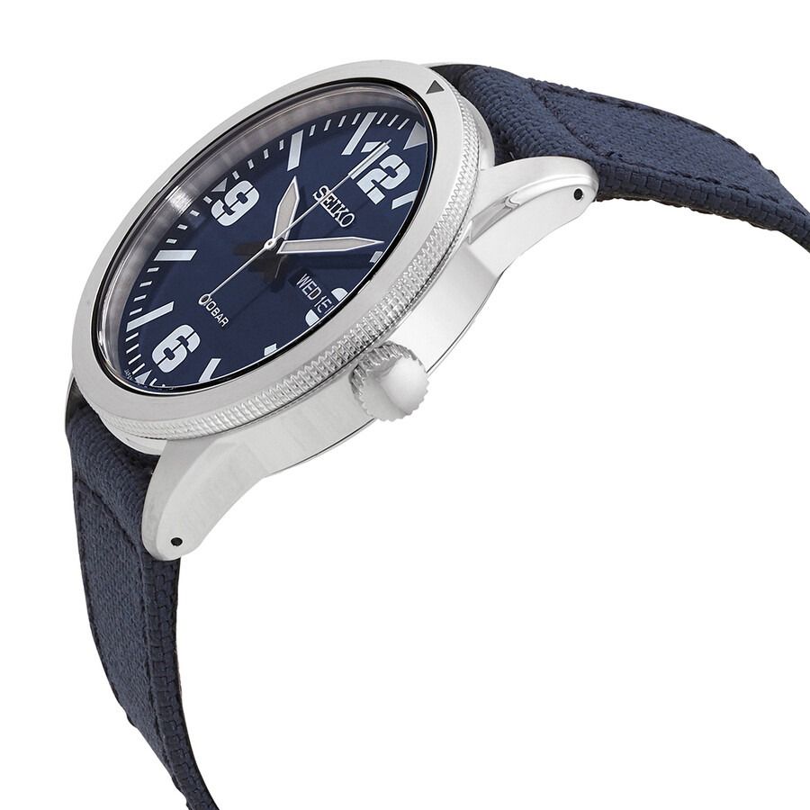 Đồng Hồ Nam Seiko Essentials Quartz Blue Dial Men's Watch SUR491 Màu Xanh Dương