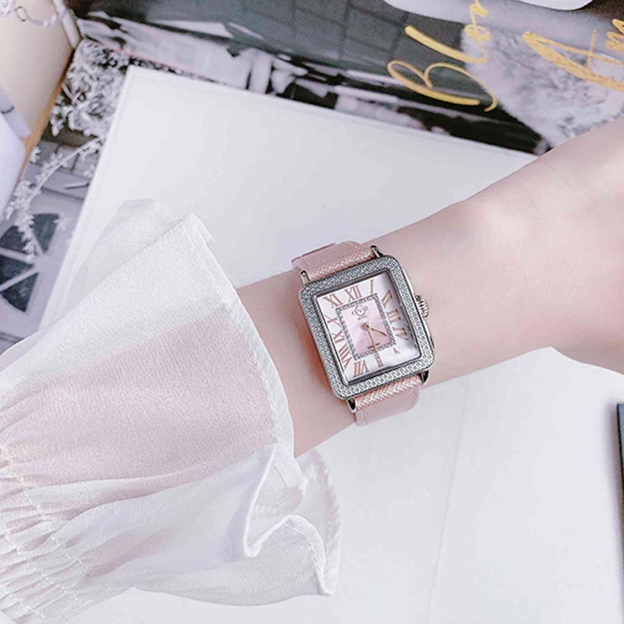 Đồng Hồ Nữ Gevril 12302 Padova Diamond Màu Trắng Bạc