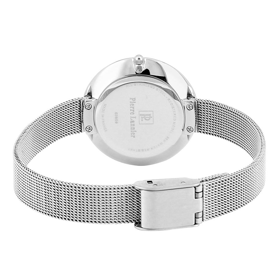 Đồng Hồ Nữ Pierre Lannier 074K638 Màu Bạc Mặt Đen