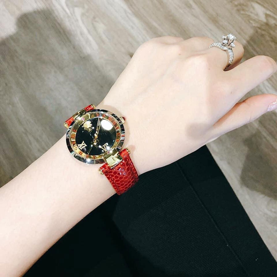 Đồng Hồ Nữ Versace VEAI00119 Revive Watch 35mm Màu Vàng Đỏ
