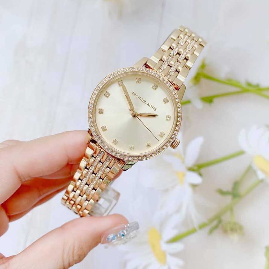 Đồng Hồ Nữ Michael Kors  MK4368 Melissa Watch 35mm Màu Vàng Gold