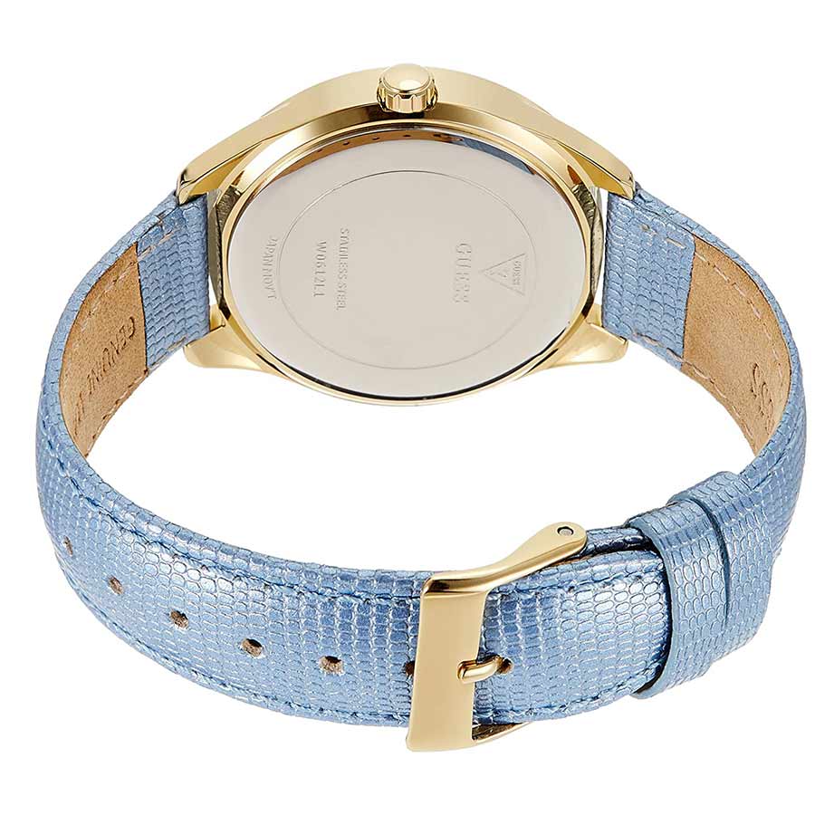 Đồng Hồ Nữ Guess Analog Blue Dial Women's Watch-W0612L1 Màu Xanh Blue