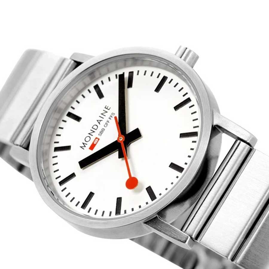 Đồng Hồ Nam Mondaine Classic Stainless Steel Watch A660.30360.16SBJ - 40mm Màu Xám Bạc