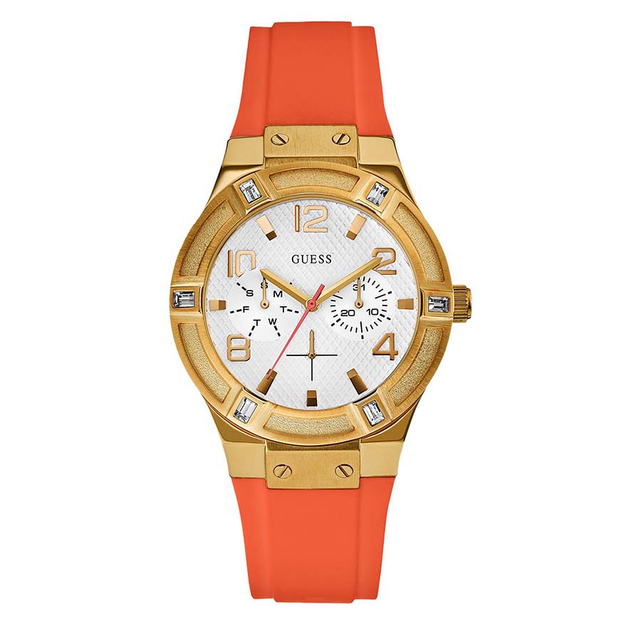 Đồng Hồ Nữ Guess Jet Setter Watch W0564L2  Màu Vàng Cam