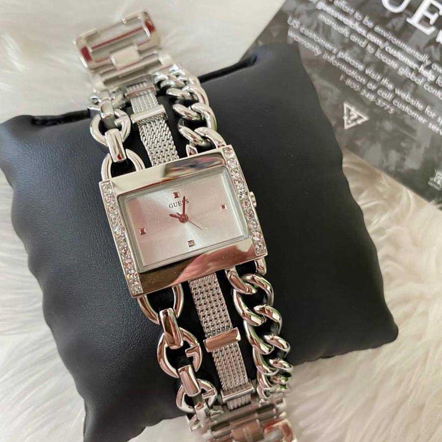 Đồng Hồ Nữ Guess W0433L1 Women's Watch Màu Bạc
