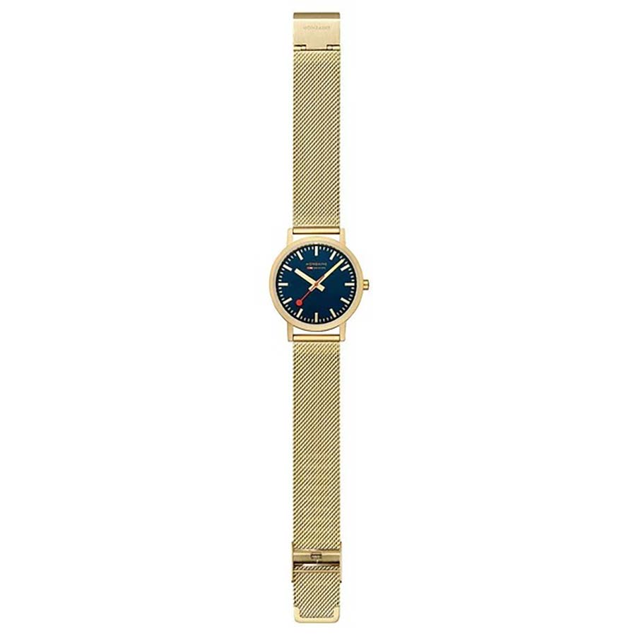 Đồng Hồ Unisex Mondaine Classic Deep Ocean Blue Golden A660.30314.40SBM Màu Vàng Xanh