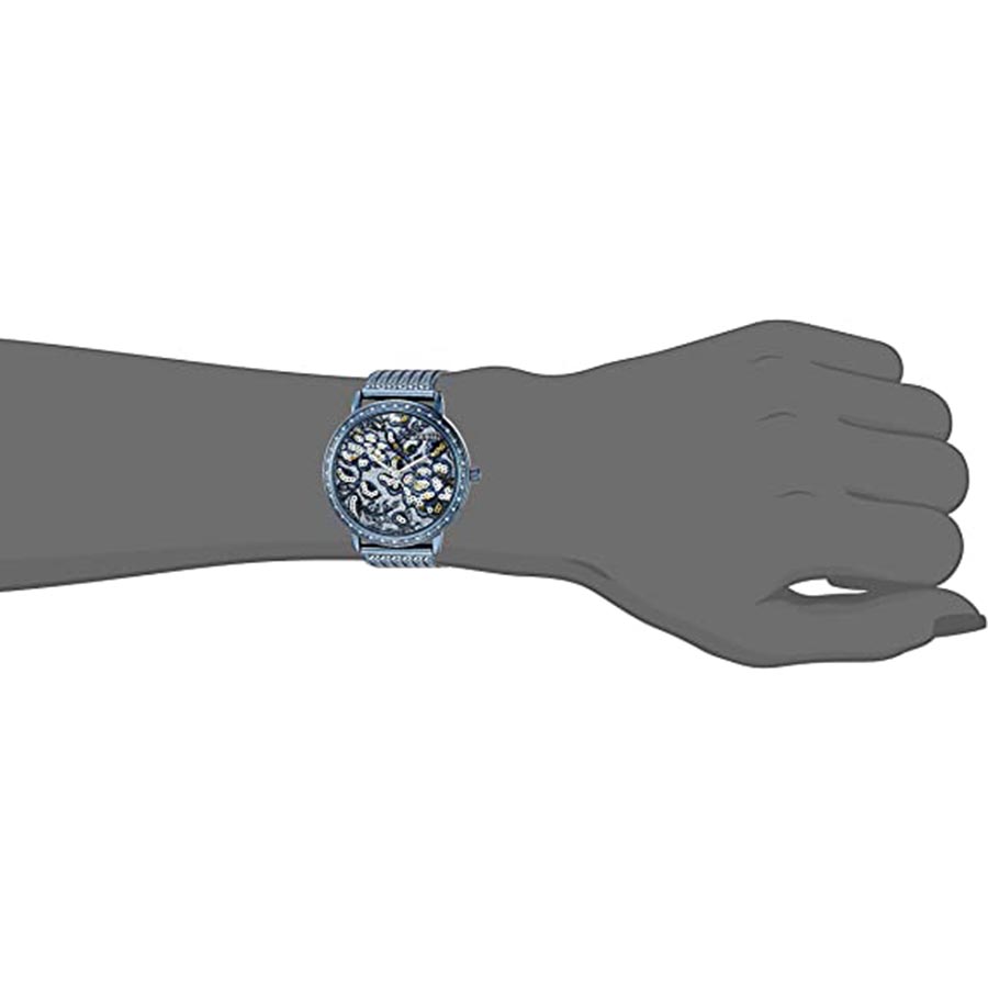 Đồng Hồ Nữ Guess Brocade Trendy Blue Watch 35mm U0822L3 Màu Xanh
