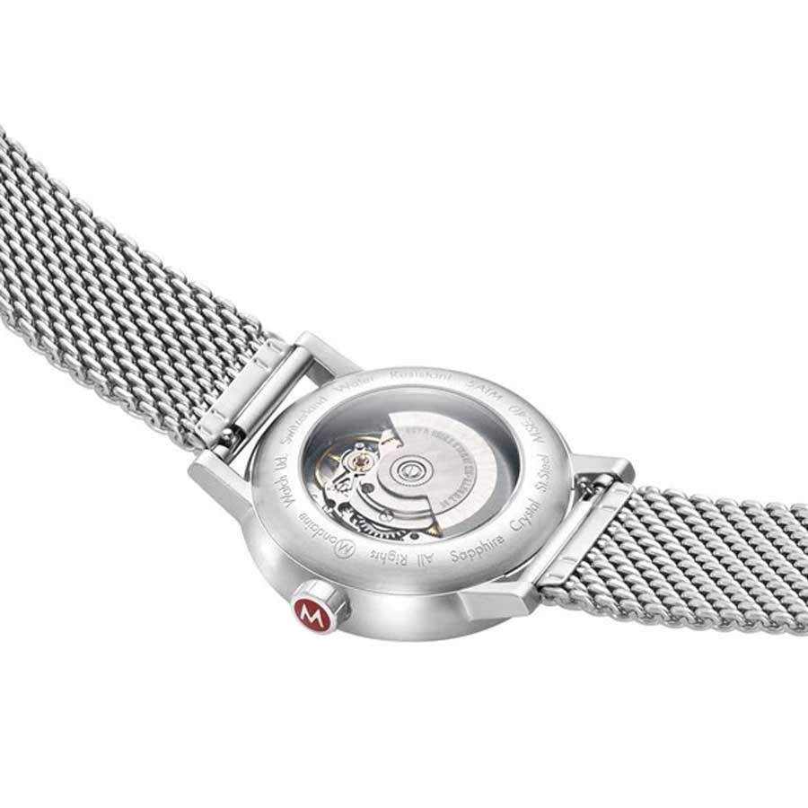 Đồng Hồ Nam Mondaine Evo2 Automatic Stainless Steel Watch MSE.40610.SM - 35mm Màu Xám Bạc