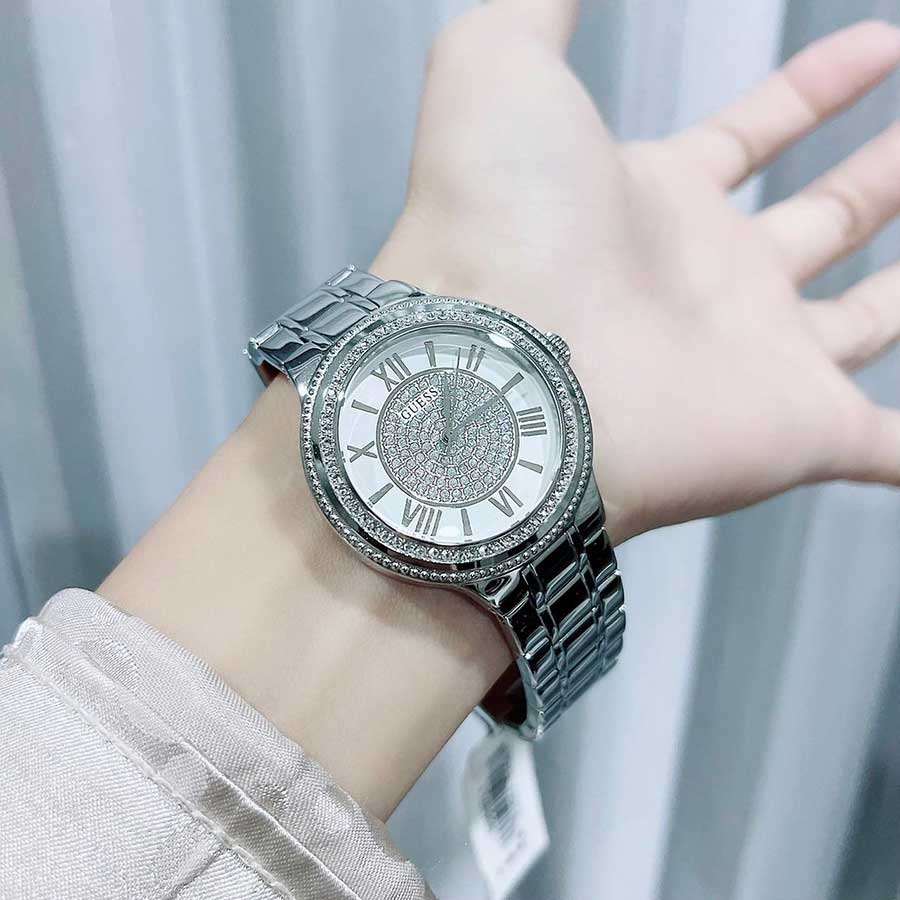 Đồng Hồ Nữ Guess Stainless Steel Ladies Watch U0637L1 Màu Bạc