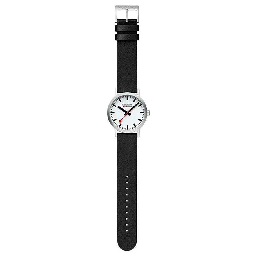 Đồng Hồ Nam Mondaine Classic Black Vegan Watch A660.30360.16SBBV Màu Đen Bạc