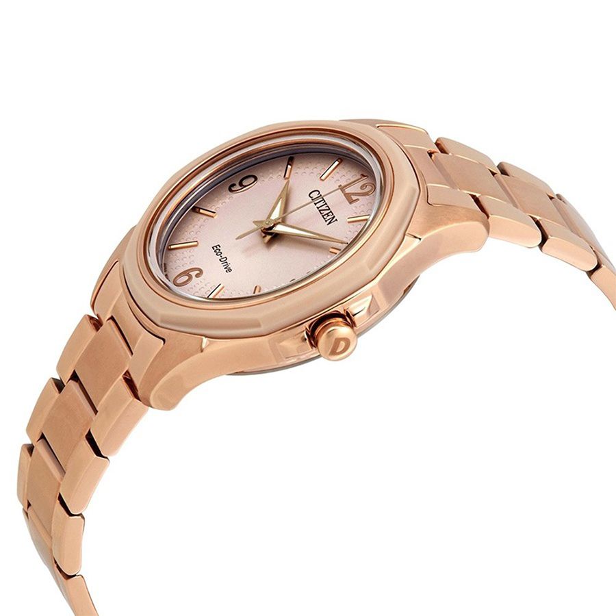 Đồng Hồ Nữ Citizen Eco-Drive FE7053-51X Màu Vàng Hồng