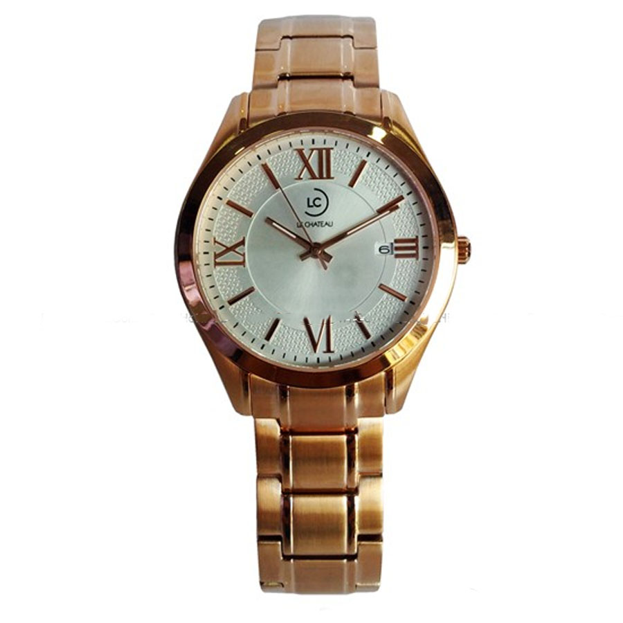 Đồng Hồ Nam Le Chateau L63.192.03.5.2 Màu Vàng Gold