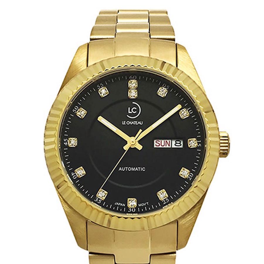 Đồng Hồ Nam Le Chateau L07.114.04.4.2 Màu Vàng Gold