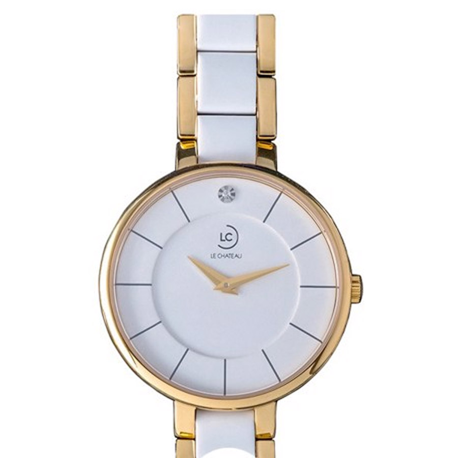 Đồng Hồ Nữ Le Chateau L50.232.04.5.1 Màu Vàng Gold - Trắng