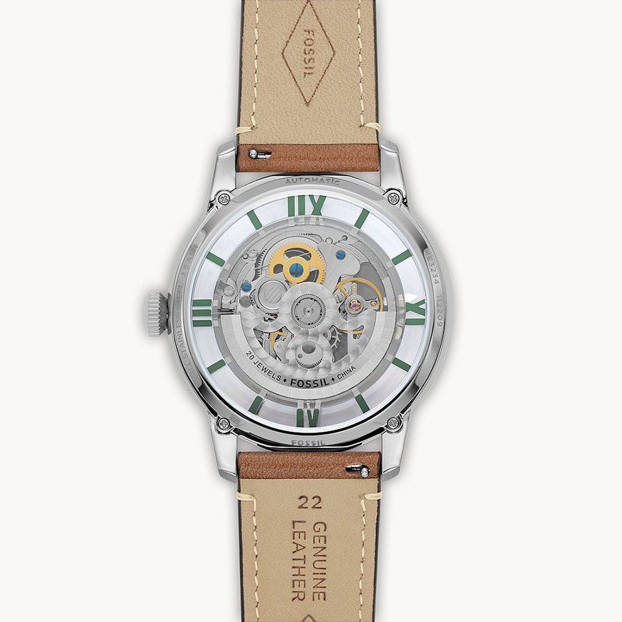 Đồng Hồ Nam Fossil Townsman ME3234 Dây Da Màu Nâu
