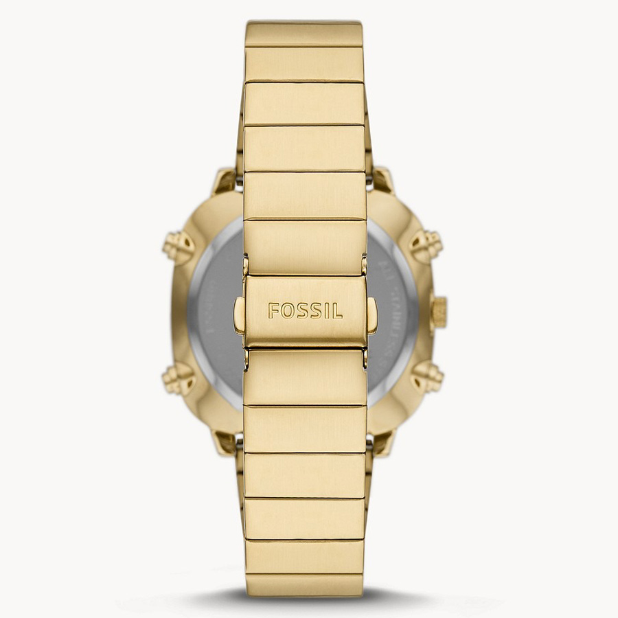Đồng Hồ Nam Fossil Dây Thép Không Gỉ FS5889 Màu Vàng